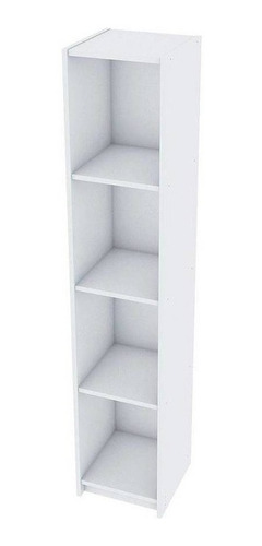 Organizador 4 Estantes 30x30x150 Blanco