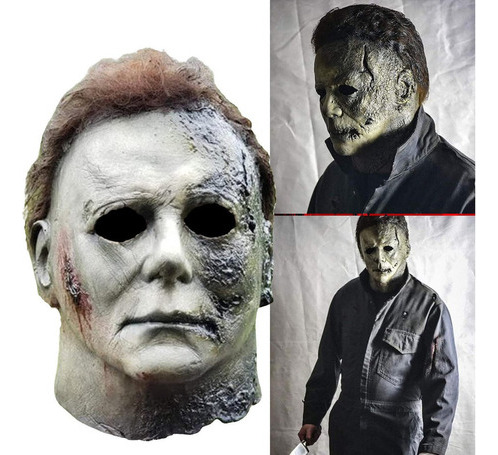 Nueva Máscara Asistente De Halloween Micheal Myers Com Másc