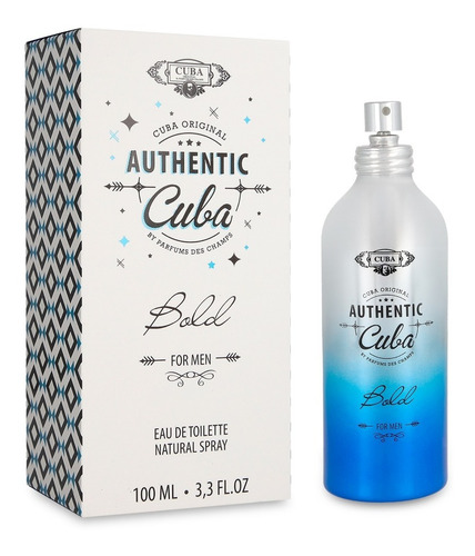 Cuba Authentic Bold 100ml Edt Spray