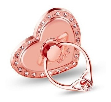 Anillo Ring Soporte Para Celular En Metal Y Strass