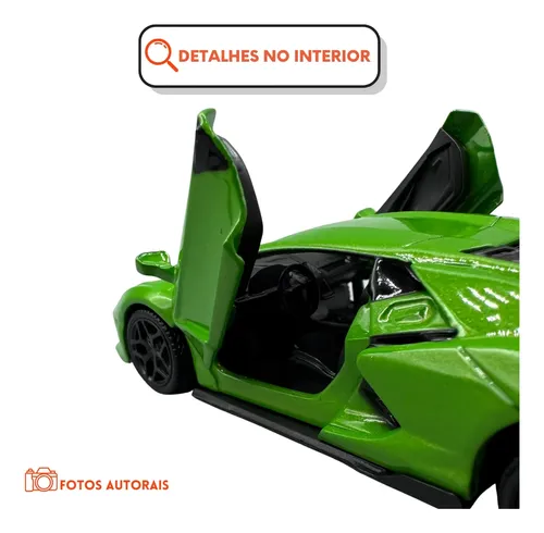 Miniatura Carro Lamborghini Revuelto Escala 1:36 Coleção