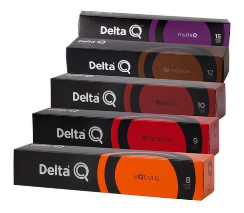 50 Capsulas Variadas Cafe Expresso Para Cafeteira Delta Q