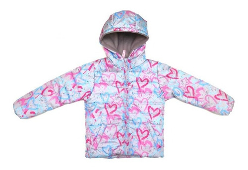 Campera Microfibra Wata Con Polar Interno Estampada Children