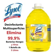 Comprar Limpiador Lysol Desinfectante Liquido 5 L Elimina 99% Virus