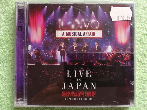 Eam Cd + Dvd Il Divo Live In Japan 2014 Edicion Americana