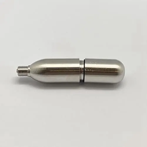 Cartucho De Co2 Recargable De 16 G Con Acero Inoxidable 3/8-