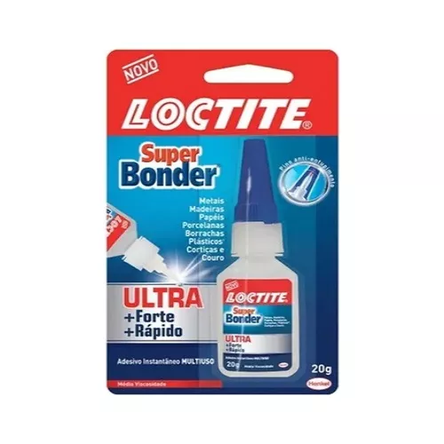 Adhesivo Instantáneo Super Bonder 20g Loctite Cianocrilato