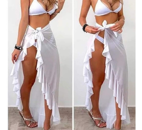 roupa de praia branca