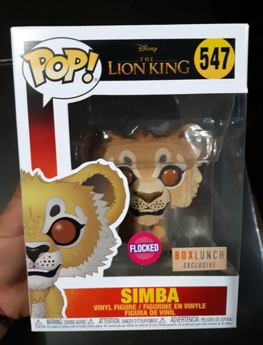 Funko Pop Simba 547 The Lion King Exclusivo Box Lunch