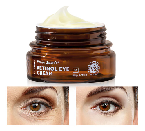 Crema Para Ojos Con Retinol, 2 Unidades, Elimina Las Ojeras