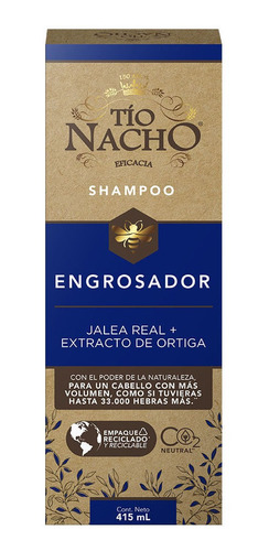 Tio Nacho Shampoo X415 Engrosador 