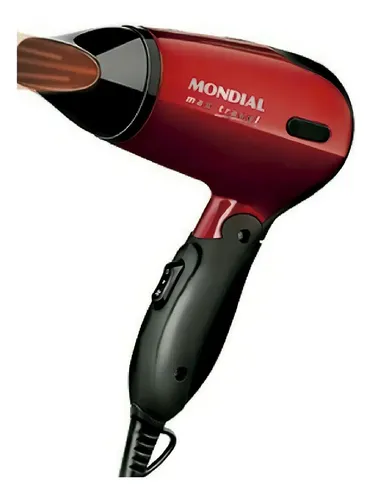 Secador Maxis Travel Mondial Vermelho/Preto 1200W Bivolt SC-10