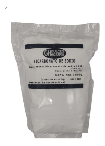 Bicarbonato De Sodio 800g