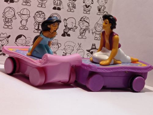 Princesa Jasmine Y Aladdin Disney Coleccion Mcdonalds 2004 