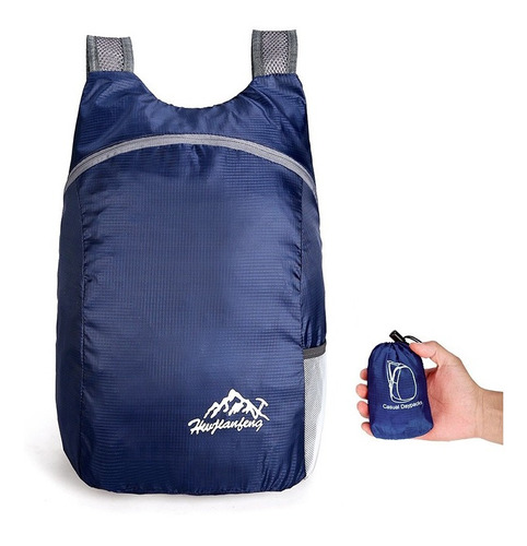 Mochila Plegable Ultraligera, Viaje, Deportes, Gym - 15 Lt