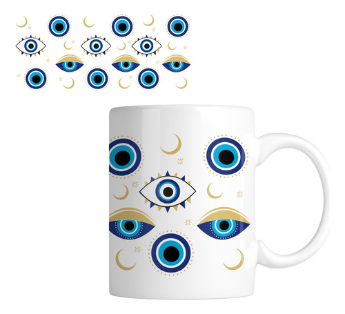 Taza 11 Oz Tae36. Good Vibes Positividad Cumpleaños Café