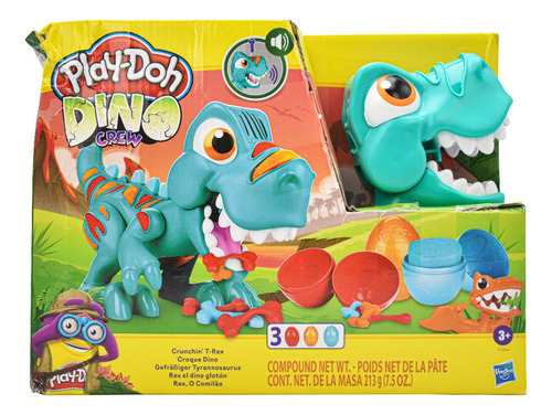 Play Doh Dino Crew Rex El Dino Gloton Sonidos 213g Hasbro Cd