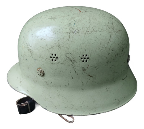 Casco De Bomberos De Alemania Occidental Fosforescente (Usado)