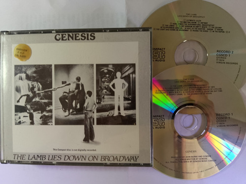 Cd Genesis The Lamb Líes Down On Broadway Doble 1974