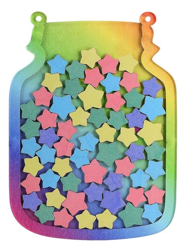 Frascos De De Madera Tabla De Estrellas Del Aula Para Niños