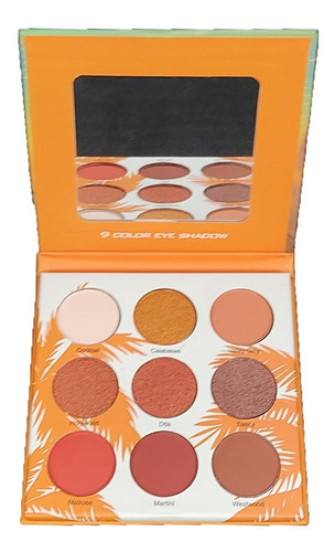 Sombras De Ojos Paleta Con 9 Diferentes Tonos Shadow