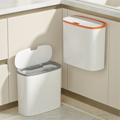 Cubo De Basura Automático Con Sensor Para Baño, 12l .
