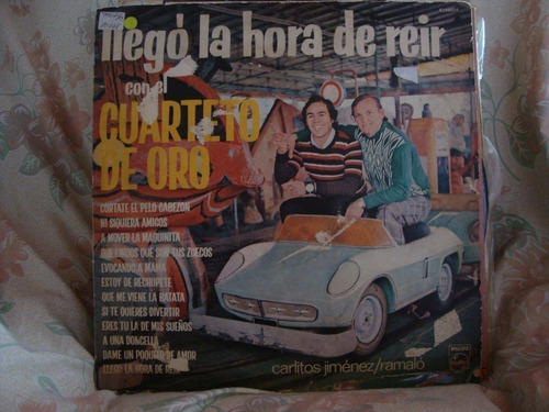 Vinilo Cuarteto De Oro Llego La Hora De Reir Rrrrr C1