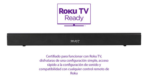 Barra De Sonido Bocina Bluetooth 32 Compatible Con Roku 25w Rms Usb Control Remoto Bt3280-rk Color Negro