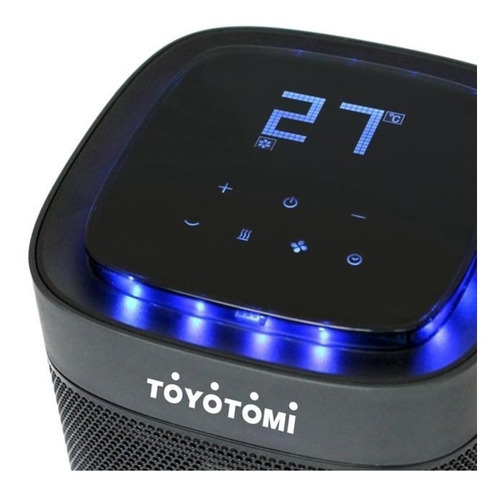 Termoventilador Eléctrico Wifi 2.000 W Toyotomi/ Enviogratis Color Negro