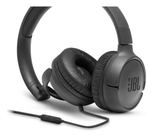 Duplicado - Fone De Ouvido Jbl Tune 500 Dobrável Com Fio E Preto