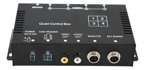 Divisor De Vídeo De 4 Canales Con Control De Cámara De Respa