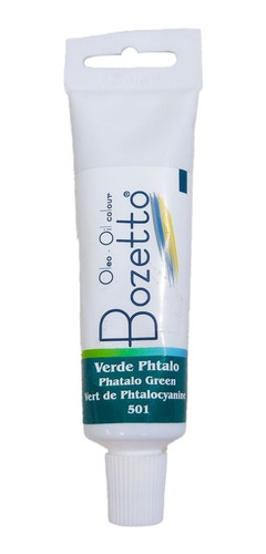 Pintura Al Oleo Bozetto, Tubo X 50 Cc Verde Phtalo.