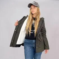 Comprar Customs Ba Camperas Mujer Parka Corderito Campera Invierno A