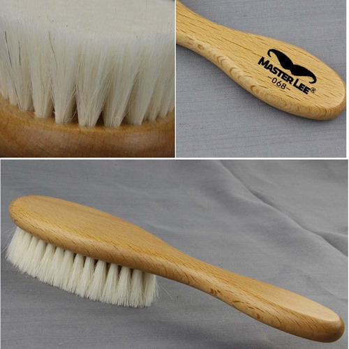 Healifty Brocha De Afeitar Denso Pincel De Cerdas Curvado Ma