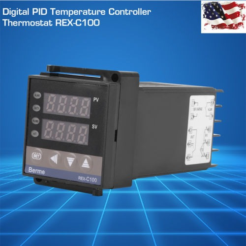 Nuevo Rex-c100 Digital Alarma Temperatura Pid Controlador Má