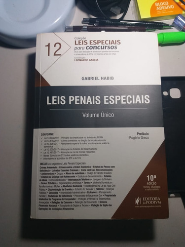 Leis Penais Especiais Para Concursos - Gabriel Habib 2018