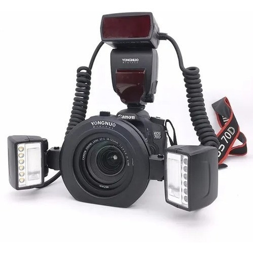 Flash Yongnuo Yn 24ex Ttl Macro Twin - Flash/led Para Canon