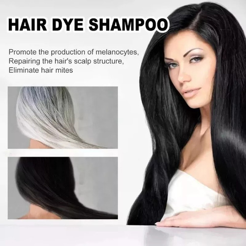 Para Shampoo 2 Peças Para Cobrir Cabelos Grisalhos Com