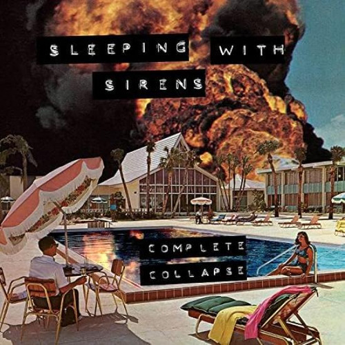 Sleeping With Sirens Complete Collapse Clear Vinyl Orange Lp