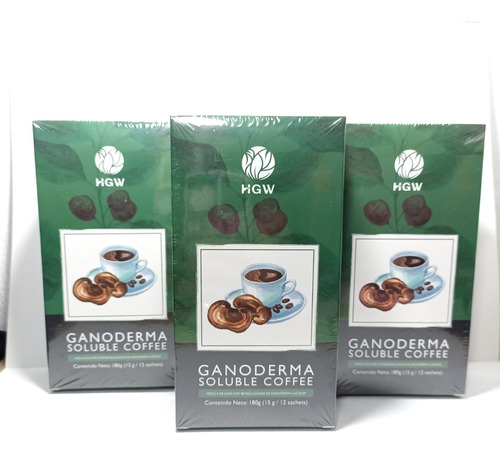 3 X Café Ganoderma  Previene Cáncer -ayuda A Perder Peso