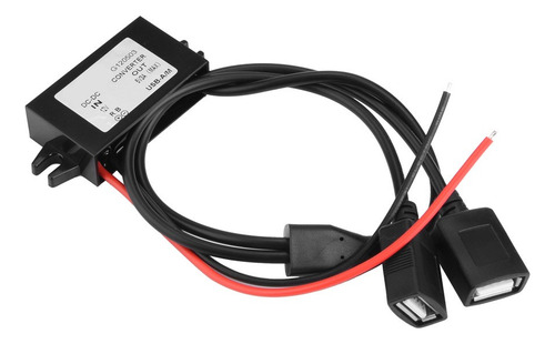Convertidor Reductor Usb Dual Dc-dc 12v A 5v 3a