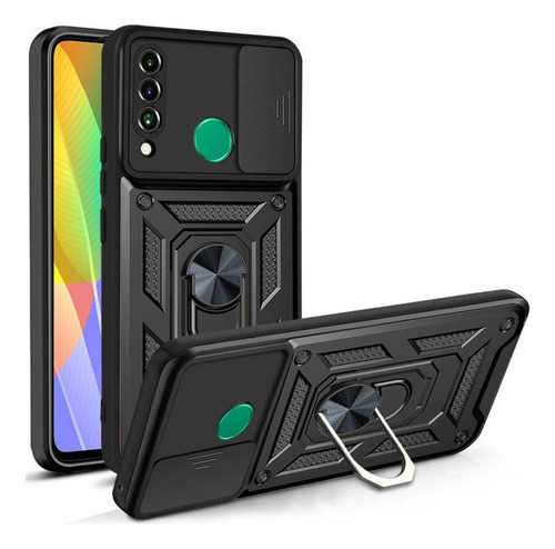 Carcasa Con Protector De Cámara Para Huawei Y6p