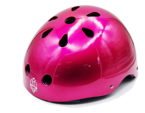 Casco Bianchi Bmx M/l Regulable Color Púrpura