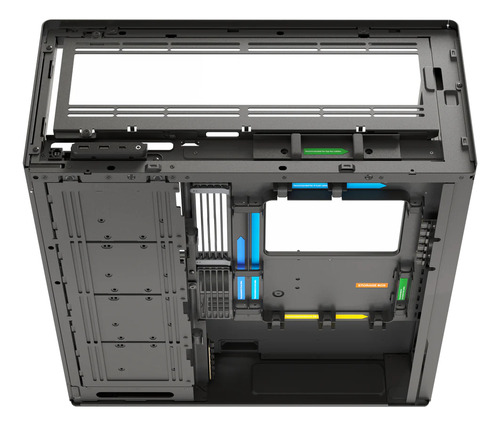 Gabinete Gamer Havn Hs 420 Negro Base Edition Alta Gama
