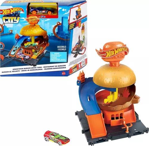 Conjunto de Expansão Pistas City + Carrinho - Hot Wheels City - Mattel