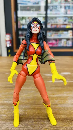 Marvel Legends Spider-Woman フィギュア　桃桃子 Marvel Legends Spider Woman Mulher Aranha Toybiz Modok Serie