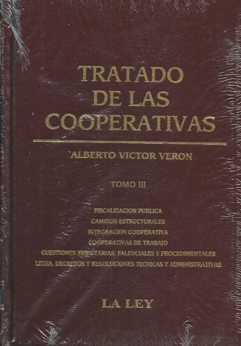 Tratado De Las Cooperativas 3 Ts Verón 