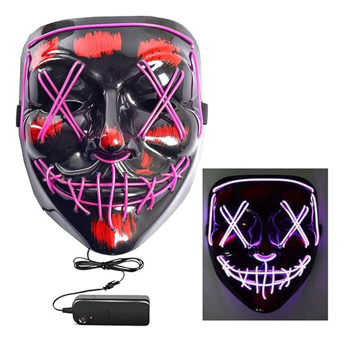 The Purge Led Noche Brujas Con Luz Led Para Cosplay Noche Br