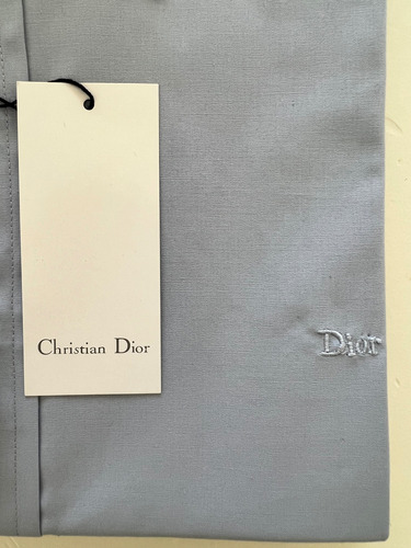 Camisa Christian Dior Manga Larga Formal Oficina Logo Bordad