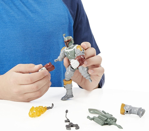 Imagen 4 de 8 de Star Wars Hero Mashers Boba Fett Original Hasbro